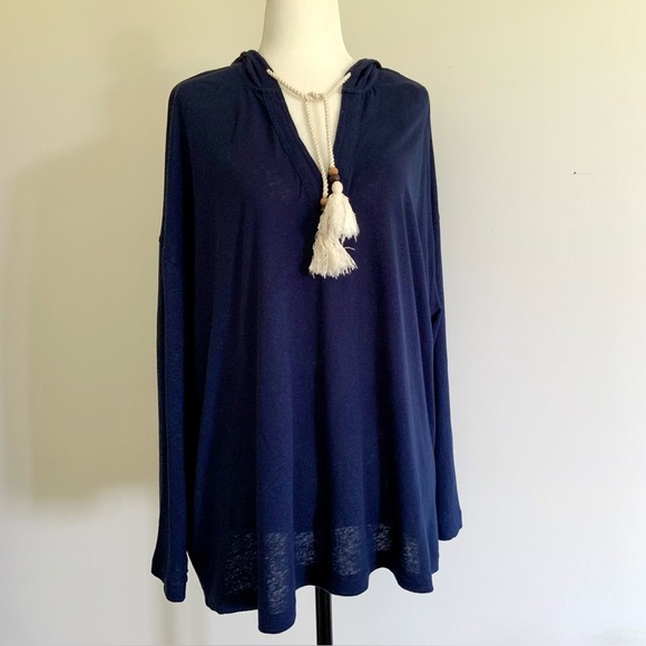 Sigrid Olsen hooded top with tassels - Picture 4 of 9